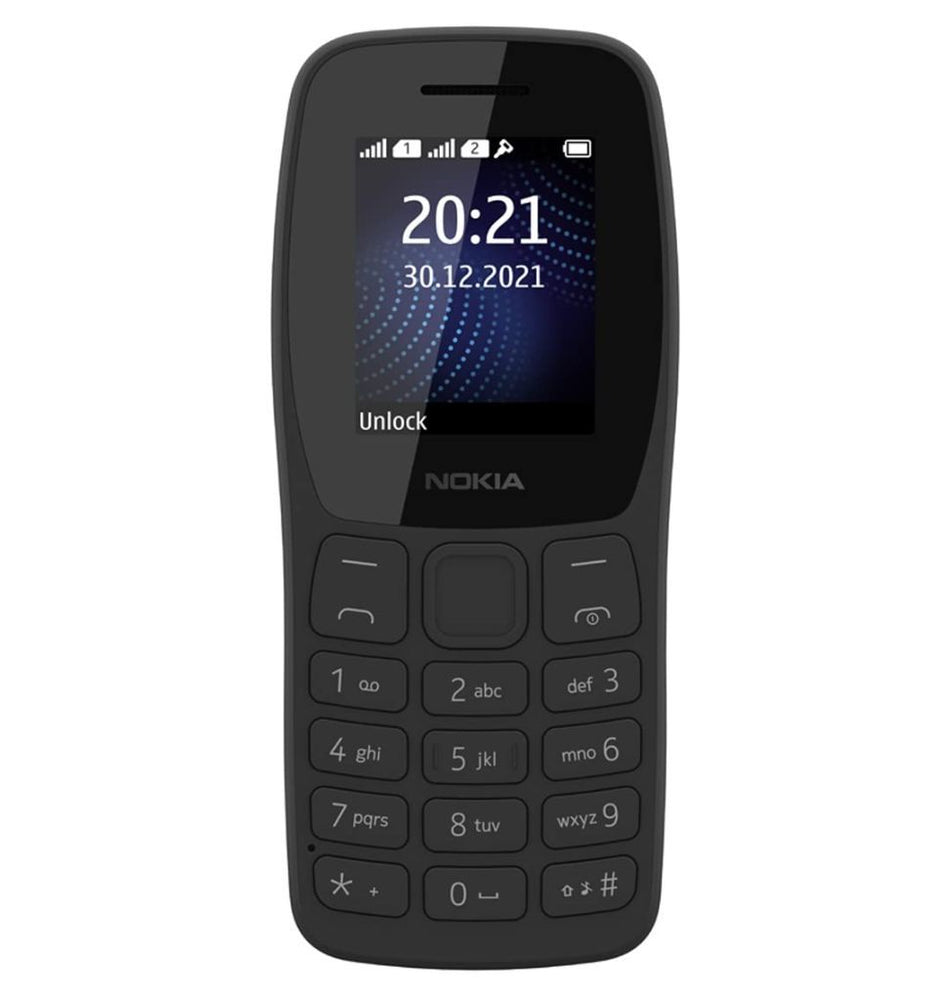 Nokia 105 2023 Dual Sim 4MB - Charcoal / Cyan