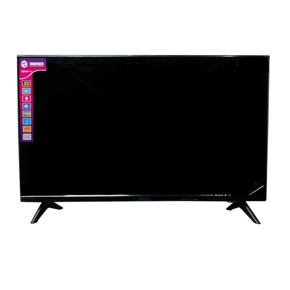 [FREE GIFT - UMBRELLA OR 2,000 AIRTIME] TRANSPARENT 32 Inches Narrow Frame Smart Television (E32B71B)