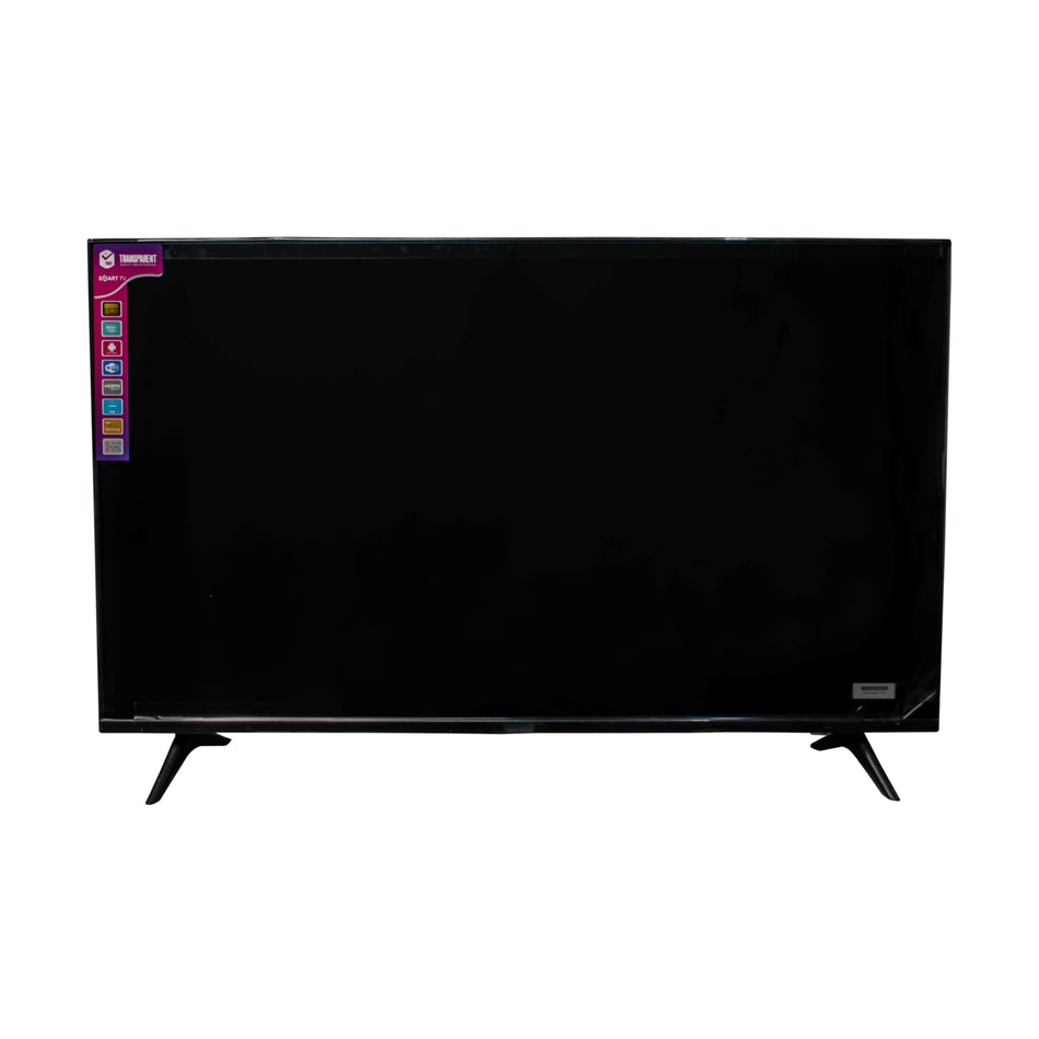 [FREE GIFT - UMBRELLA OR 2,000 AIRTIME] TRANSPARENT 43 Inches Narrow Frame Smart Television (E43B71B)