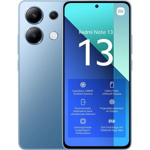 [FREE GIFT - PERFUME OR 1,000 RECHARGE CARD] XIAOMI Redmi Note 13 - 6.67" - Rear Camera (108MP + 8MP + 2MP) - Front Camera (16MP) - Android 13 - 5000mAh - Midnight Black / Ice Blue / Mint Green