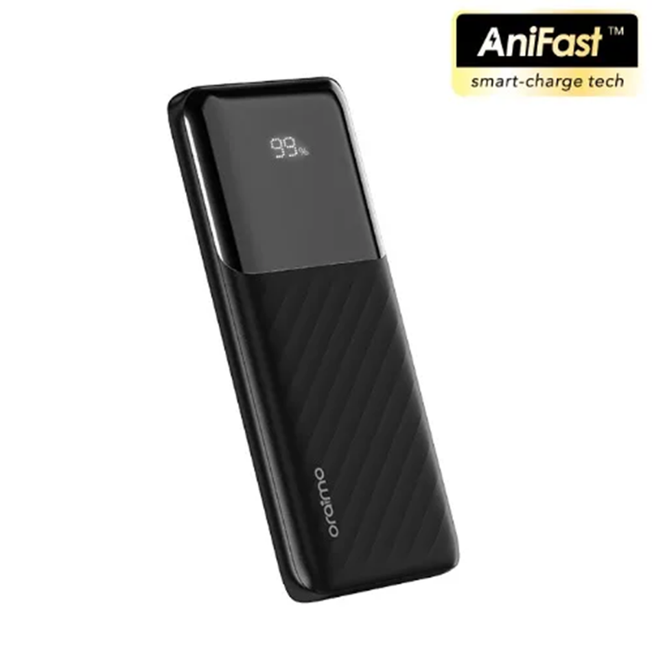 【 Free Gift - Hand Sanitizer Or 500Naira Free Call Card】ORAIMO Power Bank (OPB-P120D) 10000mah - Black
