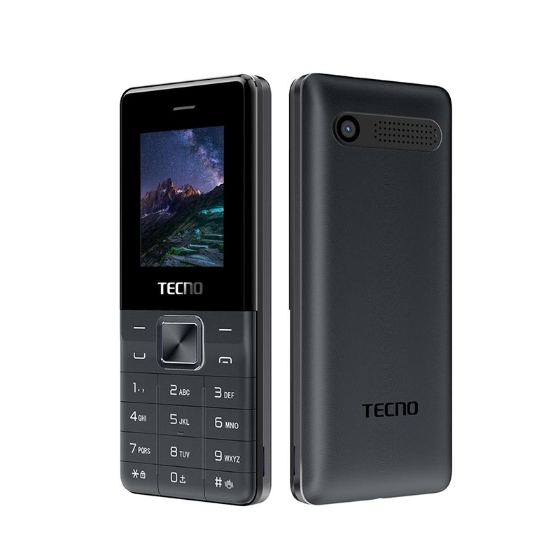 TECNO T301 Dual Sim With Camera And Torch Light - Black / Ice Blue